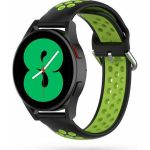 Tech-Protect Softband Λουράκι Σιλικόνης Black / Lime (Galaxy Watch4 / Watch4 Classic)