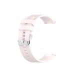 For Amazfit GTR 2e / GTR 2 22mm Silicone Watch Band with Silver Buckle(Sand Pink)