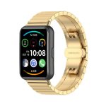 For Huawei Watch Fit 2 One-bead Metal Stainless Steel Watch Band   ΧΡΥΣΟ