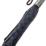 Αντιανεμική Αυτόματη Ομπρέλα Βροχής Σπαστή Μαύρη