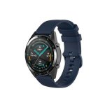 Silicone Λουράκι Dot Texture Galaxy Watch3 (41mm) / Galaxy Watch 42mm- Navy Blue