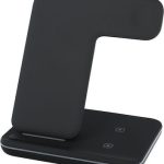 Ασύρματος φορτιστής Qi με LED 3in1 15W GY-Z5A μαύρο