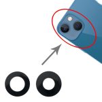 Τζαμάκι Κάμερας Μαύρο για iPhone 13 - Image 3