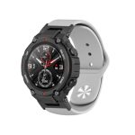 Silicone Reverse Buckle Λουράκι Σιλικόνης Γκρι (Amazfit T-Rex)