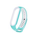 Διχρωμία Λουράκι Σιλικόνης Πράσινο (Mi Smart Band 5/Mi Smart Band 6)