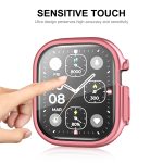 Για Apple Watch Ultra 49mm ENKAY Πλήρης κάλυψη, επικαλυμμένη μαλακή θήκη TPU με φιλμ οθόνης (ασημί) - Image 7