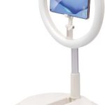 Ring Light One Leg Stand Y2 29cm 3500-6000K με Επιτραπέζια Βάση Στήριξης και Βάση για Κινητό Silver