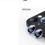 Κράμα αλουμινίου ENKAY Hat-Prince + Δαχτυλίδι μεμβράνης κάλυμμα φακού κάμερας από σκληρυμένο γυαλί για iPhone 13 / 13 mini (Πολύχρωμο)