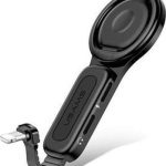 Usams AU06 Dual Lightning Ring Holder Adapter Μαύρο