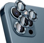 Για iPhone 12 Pro Max ENKAY Hat-Prince κράμα αλουμινίου + κάλυμμα φακού κάμερας από σκληρυμένο γυαλί Προστατευτικό πλήρους κάλυψης (Επίσημο μπλε)