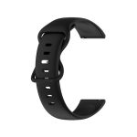 Για Huawei Watch 3 Pro 22mm μονόχρωμη ζώνη ρολογιών σιλικόνης (μαύρο)
