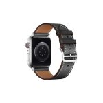 Για Apple Watch Series 8 45mm imak PG1 Series Leather Band (Μαύρο)