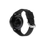 Ζάντα ρολογιού σιλικόνης με πόρπη γενικής χρήσης 22 mm (Μαύρο)