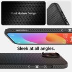 Θήκη SPIGEN Liquid Air για IPHONE 15 μαύρη ματ - Image 4