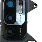 Back Camera Lens and Bezel for Xiaomi Redmi Note 10 5G Silver