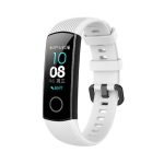 Smart Watch Silicone Watch Band for Huawei Honor Band 4 / Band 5(White)