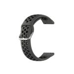 Για Huawei Watch 3 / 3 Pro 22mm Sport Δίχρωμη ζώνη ρολογιών από σιλικόνη (Anthracite Black)