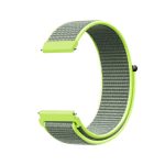 For Samsung Galaxy Watch 42mm Nylon Braided Watch Band    (Bright Yellow)