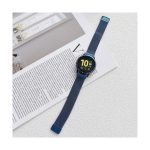 20mm Two Sections Milan Steel Watch Band(Blue)