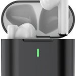 Pavareal BT86 In-ear Bluetooth Handsfree Ακουστικά με Θήκη Φόρτισης Μαύρα