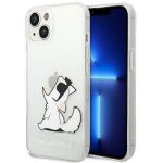 Karl Lagerfeld Choupette Eat Back Cover Συνθετική Διάφανο (iPhone 14 Plus)