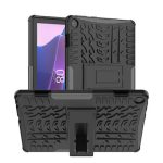 Για Lenovo Tab M10 3rd Gen Tire Texture TPU + Θήκη tablet PC με θήκη (Μαύρη)