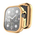 Για Apple Watch Ultra 49mm ENKAY Πλήρης κάλυψη, επικαλυμμένη μαλακή θήκη TPU με φιλμ οθόνης (χρυσό)
