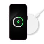 Δερμάτινο κάλυμμα Mag συμβατό με MagSafe για IPHONE 15 σκούρο μωβ - Image 2