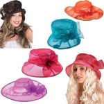 CLOWN Καπέλο Dlx Με Οργάντζα 6 Σχέδια 5Χρώματα