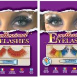 Αποκριάτικες Βλεφαρίδες Μακριες Πολύχρωμες  (Διάφορα Χρώματα)
