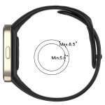 Xiaomi for Redmi Watch 3 / Mi Watch Lite 3,  Sports Band σιλικόνης δύο χρωμάτων (Μαύρο+Μπλε)(OEM) - Image 2
