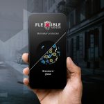 IPhone Forcell Flexible 5D - υβριδικό γυαλί για  15 Pro Max μαύρο - Image 3