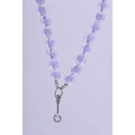 Χρωματιστό μενταγιόν/λουράκι για το τηλέφωνο / μήκος καλωδίου 120 cm (60 cm στη θηλιά) / στο λαιμό - μωβ - Image 4