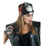 Μπαντάνα Πανκ Με Νεκροκεφαλές