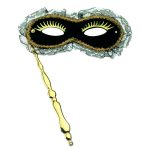 Μάσκα Ματιών Δαντέλα Με Λαβή