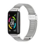 For Huawei Band 6 / Honor Band 6 / 7 MIJOBS Milan Stainless Steel Watch Band(Silver)