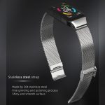 For Huawei Band 6 / Honor Band 6 / 7 MIJOBS Milan Stainless Steel Watch Band(Silver) - Image 4