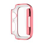 Electroplating Shockproof PC Protective Case with Tempered Glass Film For Apple Watch Series 9 / 8 / 7 45mm(Rose Gold) - Image 6