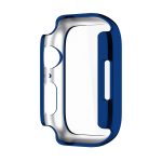 Electroplating Shockproof PC Protective Case with Tempered Glass Film For Apple Watch Series 9 / 8 / 7 45mm(Starry Blue) - Image 5