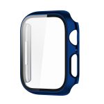 Electroplating Shockproof PC Protective Case with Tempered Glass Film For Apple Watch Series 9 / 8 / 7 45mm(Starry Blue) - Image 6
