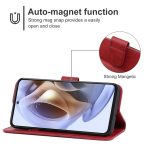 Motorola Leather Phone Case For Moto G31 / G41(Red) - Image 3
