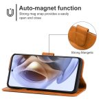 Motorola Leather Phone Case For Moto G31 / G41(Brown) - Image 3