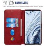 Xiaomi For Mi Note 10 / Note 10 Pro / CC9 Pro Classic Calf Texture Horizontal Flip PU Leather Case, with Holder & Card Slots & Wallet(Red) - Image 6