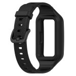For Huawei Band 8 / Huawei Band 7 / Honor Band 6 Universal Integrated Silicone Watch Band(Black) - Image 5