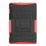 For Lenovo Tab M10 3rd Gen Tire Texture TPU + PC Tablet Case with Holder(Red) - Image 2