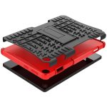 For Lenovo Tab M10 3rd Gen Tire Texture TPU + PC Tablet Case with Holder(Red) - Image 6