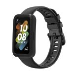 Λουράκι σιλικόνης για Huawei Band 8 + κιτ ζώνης ρολογιών σιλικόνης (μαύρο)