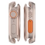 For Apple Watch Series 9 / 8 / 7 41mm Change to Ultra 49mm Waterproof All-Inclusive Film Hybrid PC Watch Case(Rose Gold) - Image 3