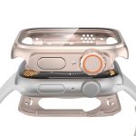 For Apple Watch Series 9 / 8 / 7 41mm Change to Ultra 49mm Waterproof All-Inclusive Film Hybrid PC Watch Case(Rose Gold) - Image 5