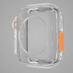 For Apple Watch Series 9 / 8 / 7 41mm Change to Ultra 49mm Waterproof All-Inclusive Film Hybrid PC Watch Case(Transparent) - Image 4